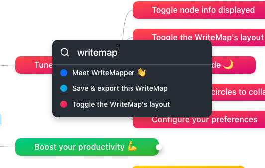 writemapper search text