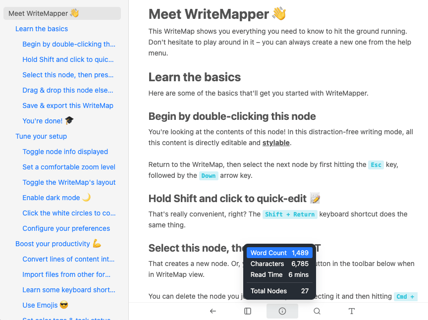 writemapper app