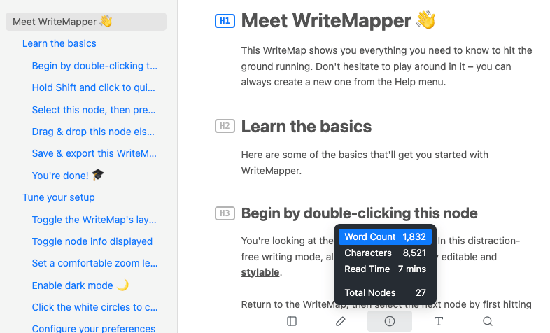 WriteMapper - Document View